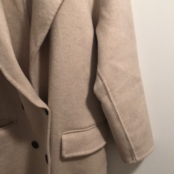 NWT Free People Adore You Wool Coat Medium or Large Sand - Picture 11 of 17